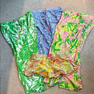 Lilly Pulitzer x Target Bundle - 3 pants and 1 pair of shorts- all size large